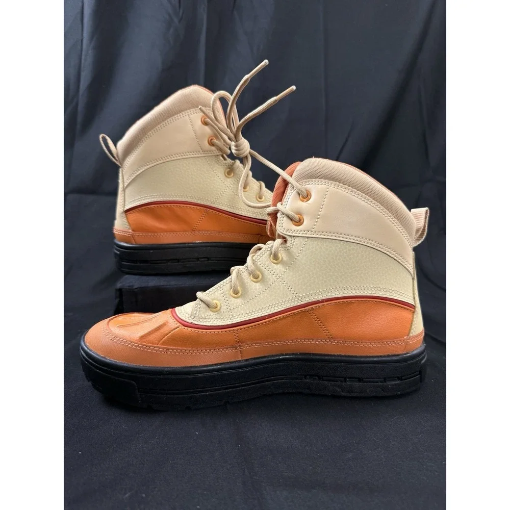 NIKE Kids Woodside 2 High ACG (GS) 'Beige Orange' Boots 524872-201 Youth 7Y